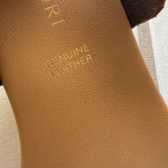 Ilaria Sartori Made in Italy Suede leather strappy Platform Sandals Size 8 - Picture 5 of 9